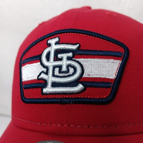 St Louis Cardinals MLB Baseball Cap New Era 9Forty Red Mesh Adjustable Hat NEW - Picture 3 of 10